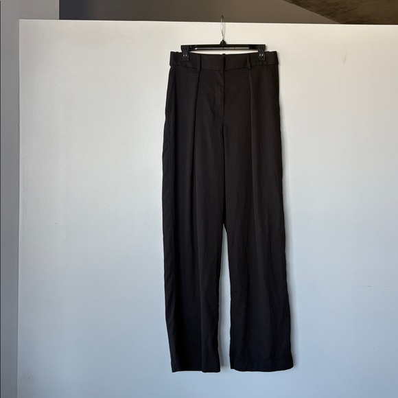 Lululemon Black Wide-Leg Trousers Elastane- Lycra blended fabric  NWOT - Picture 1 of 10